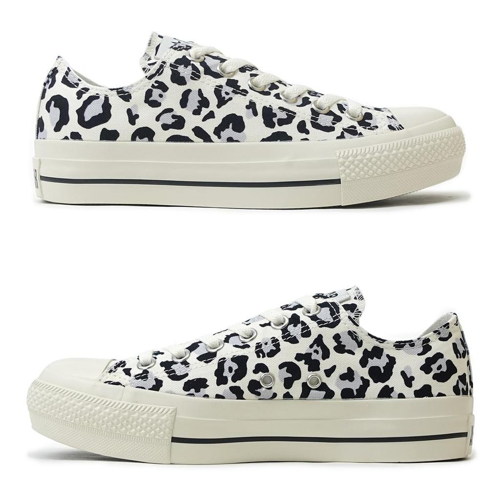 Converse All Star PLTS Monoleopard OX Size Cm Sneakers, White, 23.0