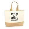 Cabas - PLANETEE - J’peux Pas Je Suis Musicien - Coton Lourd Premium - Fond Jute 18 L - 48×37×13 Cm