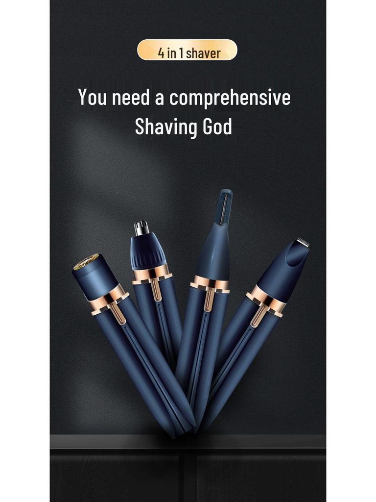 Unisex Portable Electric Shaver & Trimmer for Face, Nose, Armpit, and Pubic Hair