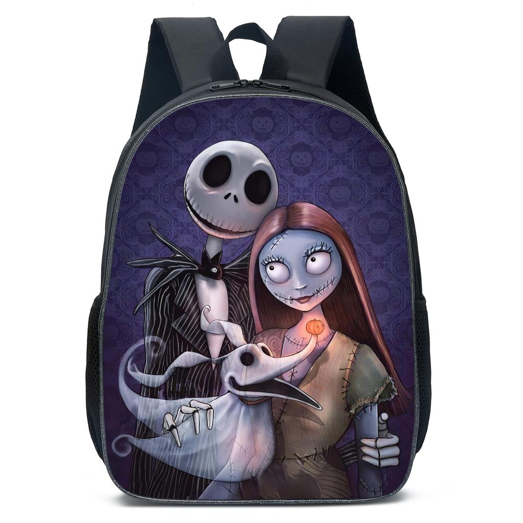 Christmas Eve Horror Thenightmarebeforechristmas Primary And Secondary School School Bags Men'S And Women'S Backpacks