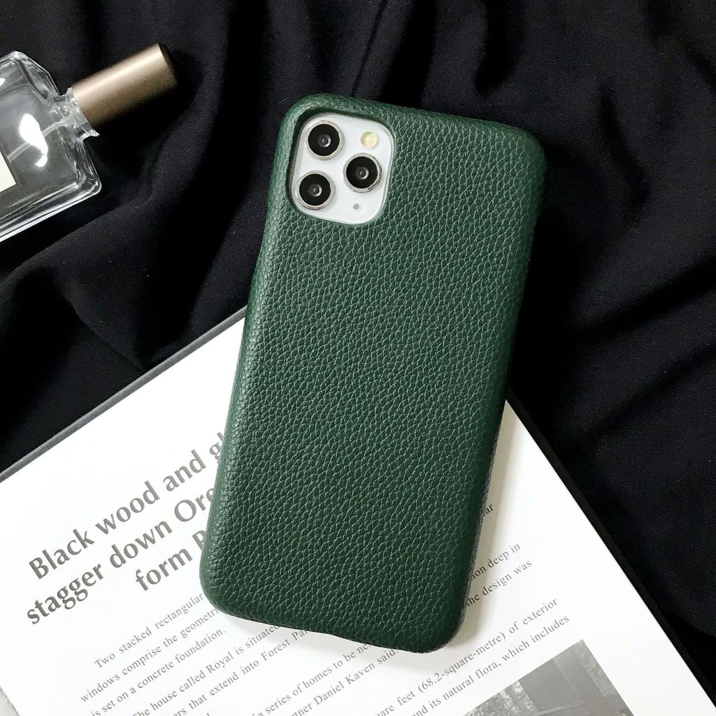 Applicable iPhone16Pro max mobile phone case Apple 14/13/12 lychee pattern mobile phone case feel X