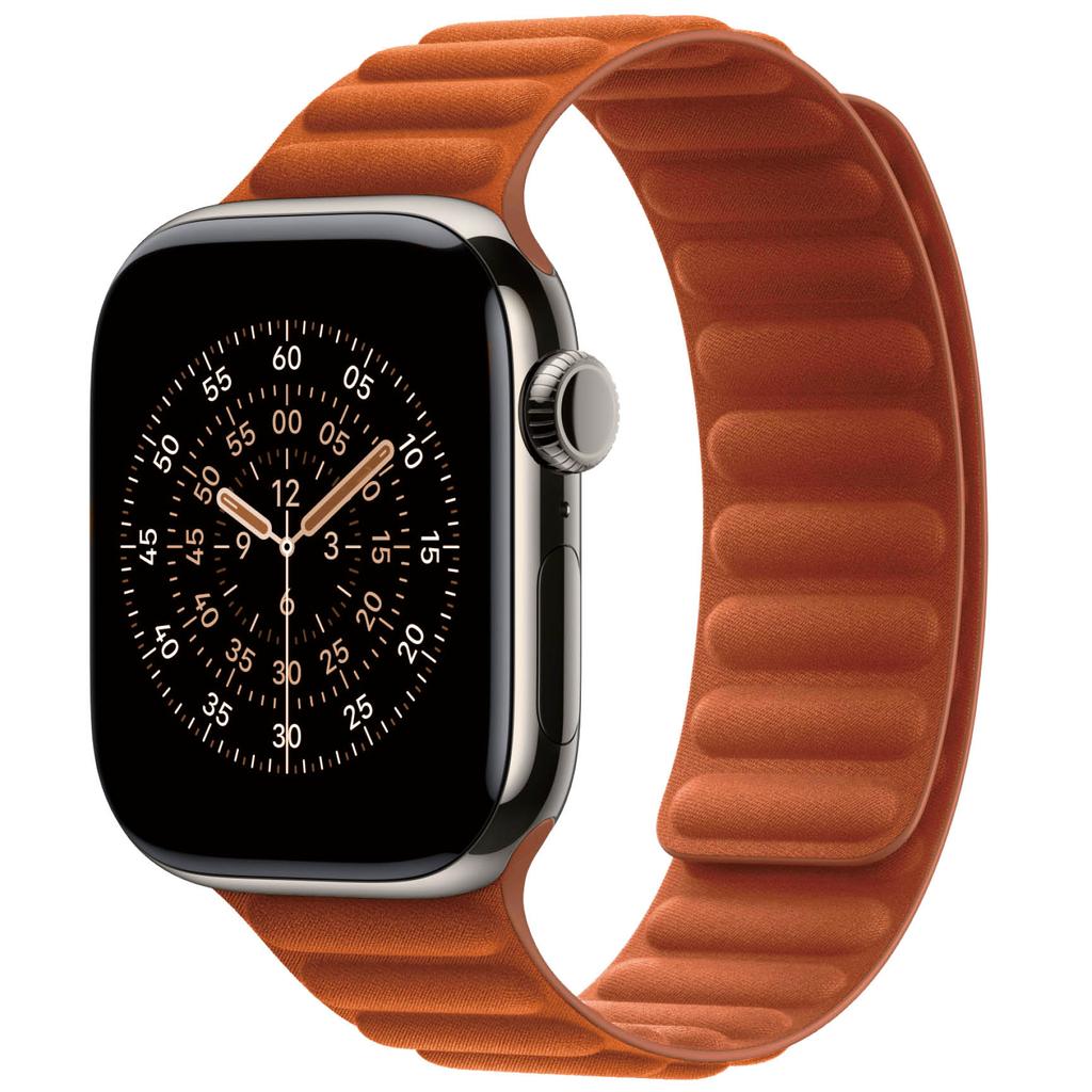 Magnetisches Gliederarmband für Apple Watch Armbänder 40mm 45mm 44mm 41mm 49mm FineWoven Correa Armband iwatch Serie 11 10 9 8 SE ultra 3