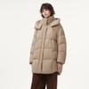 Tanboer Women's Mid-Length Hooded Loose Down Jacket 530750A