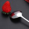 1Pcs 17cm Soup Spoons Stainless Steel Kitchen Tool Round Stirring Spoon  for Dessert Coffee