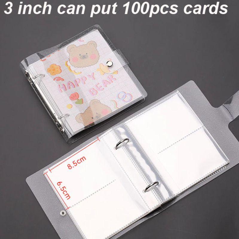 

Pockets 50100 35in Photocard Binder Sleeves Holder Organizer Photo Album Card Transparent,3in