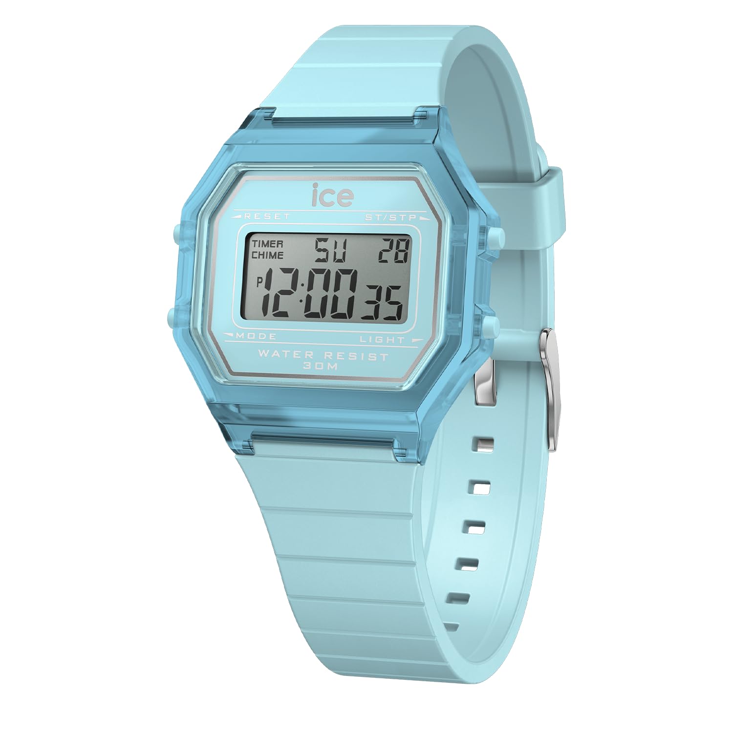 

Авторизованный дистрибьютор [Ice watch] Часы Ice watch мужские и женские 022888 ICE digit retro небесно-голубые прозрачные маленькие 32 мм