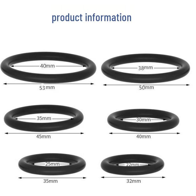 Men's Silicone Lock Ring for Enhanced Performance and Delayed Ejaculation - Erotic Adult Toy.