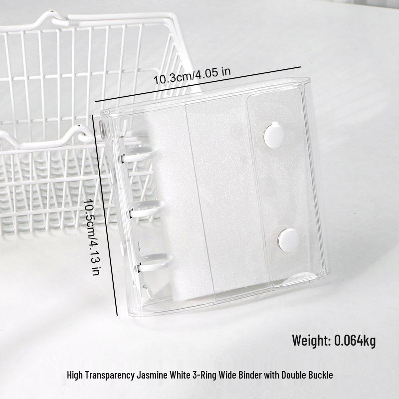 M5 Transparent PVC Binder Cover for A6/A7 Photocards & Stickers
