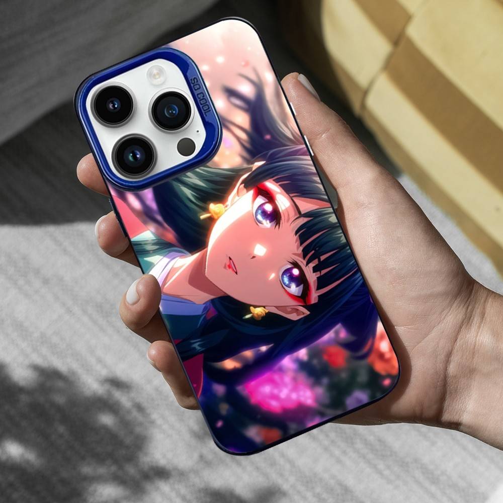 

Apothecarys Diaries-maomao Phone Case For iPhone 16,15,14,13,12,17,11,Mini,Pro,SE,XS,MAX Blue Matte Silicone Cover iPhone16PRO