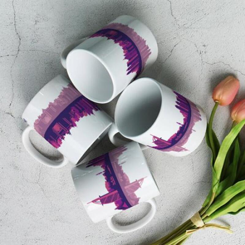 

bh212-Design Mug 4-piece-Dubai, United Arab Emirates Travel