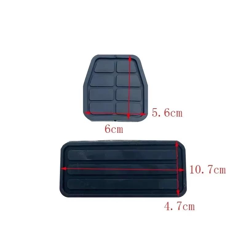 3 Peças Pedal de Freio Embreagem Acelerador Acessórios DIY Almofada de Pedal Conjunto de Borracha Para Transporter T4 Golf Coupe Alhambra Para Seat