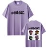 Rock Band Gorillaz Demon Days Album Graphic Tshirt Men Women Hip Hop Alternative Vintage Oversized Tshirt Male Casual T Shirts