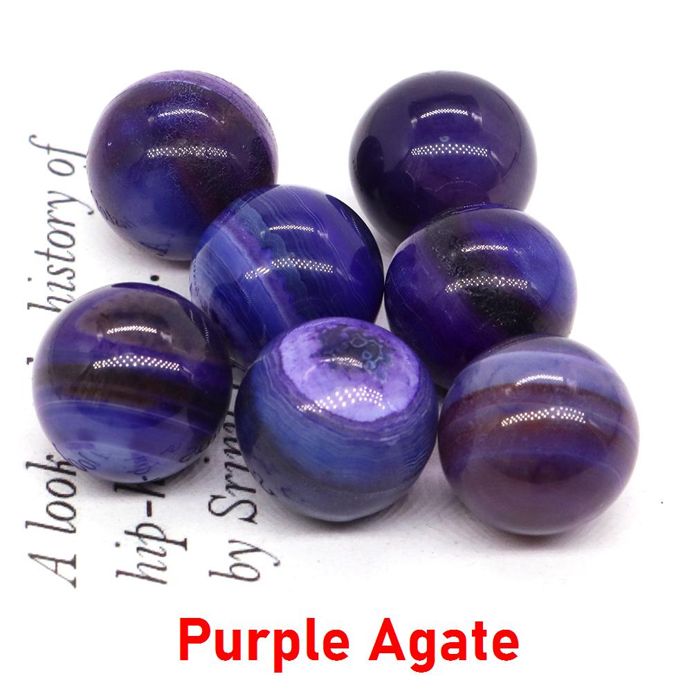 16mm Mini Runde Kristallkugel Loses Set Natürlicher Taschenstein Energie Exemplar Quarz Globus Chakra Kugel Perlen Dekoration