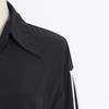 2025 Spring Korean Puff Sleeve Pleated Single-Breasted Loose Commuter Women's Shirt