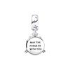 Pandora Star Wars 925 Silver Jewelry Pendant Unisex Jewelry Light-Blue 799252C01