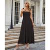 Sommer Damen Ärmelloses Pendler-Kleid mit Spice Girls Print Langes Trägerkleid Damen