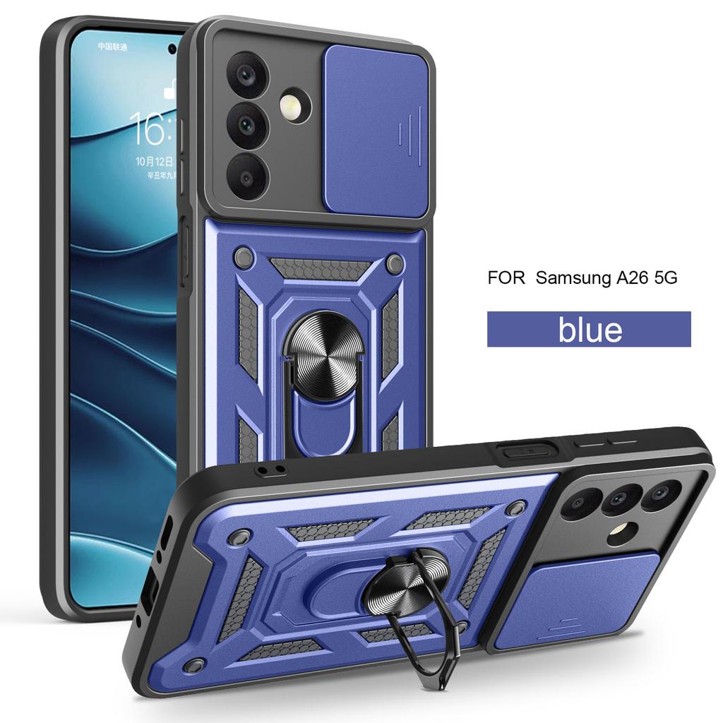 Shockproof Armor Case For Samsung Galax A26 5G Car Holder Phone Cover For Samsung Galaxy A26 Camera Lens Protection Fundas