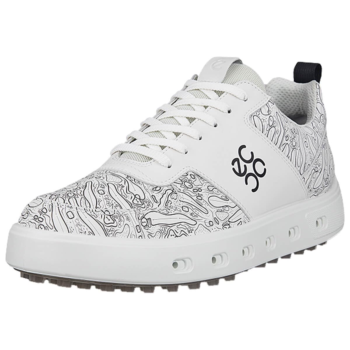 

GOLF STREET720 Genuine Leather GORETEX Waterproof Golf Shoes 11172401007 WHITE cm 3E [Echo] Men s 26.5 cm~27.0 білий