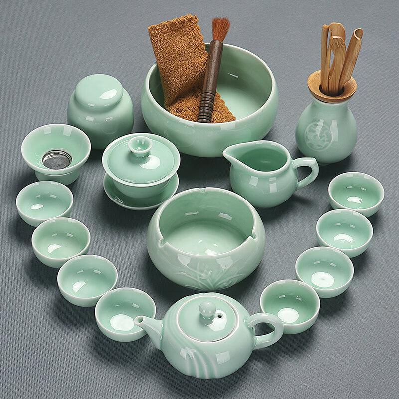 Celadon Ceramic Kung Fu Tea Set