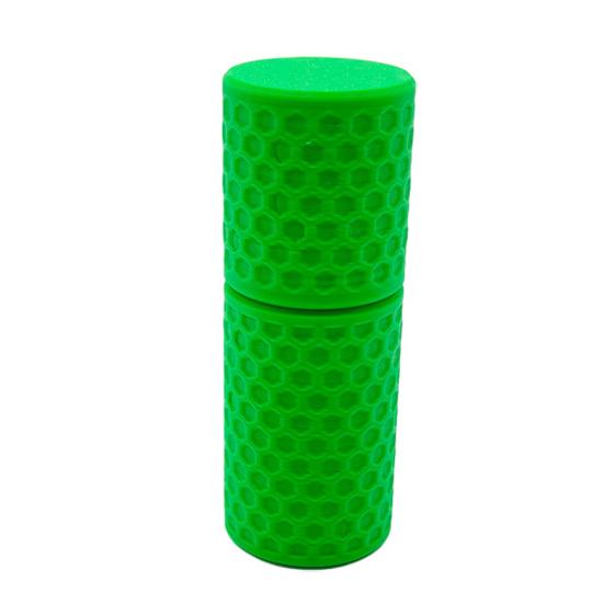 3D Printed Cotton Swab Organizer Box, Sealed Storage with Dustproof & Moisture-Proof Lid, Honeycomb Texture Non-Slip Design, Multi-Color Categorize