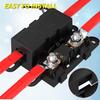 2PCS MEGA Auto Fuse Holder ANM Bolt-on Blade Fuse Flat Type ANL Fuse 30A 50A 60A 70A 80A 100A 125A 175A 200A 225A 250A 300A Fuse Holders1