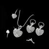 Ladies Watch Love Necklace Jewelry Set Yanyu Popular Love Quartz Watch Women