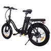 AVAKA BZ20 Plus 20" City E-Bike mit Rücksitz, 500W, 48V 18.2Ah, 32km/h, faltbares Design, IP54, Shimano 7-Gang, Duale Scheibenbremse