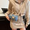 Trendige Unisex-Denim-Taschen für Damen - Neue trendige Mehrzweck-Umhängetaschen, Modische runde Tragetaschen