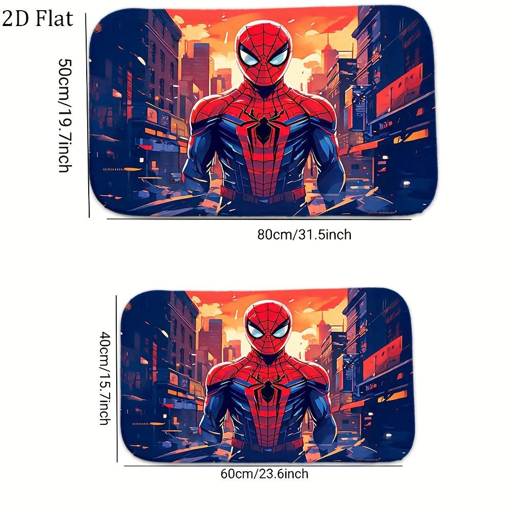 1pc Flannel Rug Marvel Superheroes Bathroom Mat, Multiple Sizes, Multi-functional for Daily Use, Suitable for Bathroom, Entran