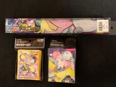 Pokemon Center Card Game Iono Playmat Deck Case Shield Sleeve Set JAPAN FS