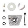 Silbernes Ölpumpen-Schneckenrad Metall Rund Kupplungs-Staubschutz Einfach zu montieren Kompakt für HUSQVARNA 61 66 266 268 266XP 268XP 272XP