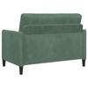 Sofa with Storage Space Sea Green 122 x 78 x 87 cm Polyester