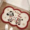 Non-slip Backing Doormat 40*60cm Floor Protection Mat Durable Carpets  Home Decoration