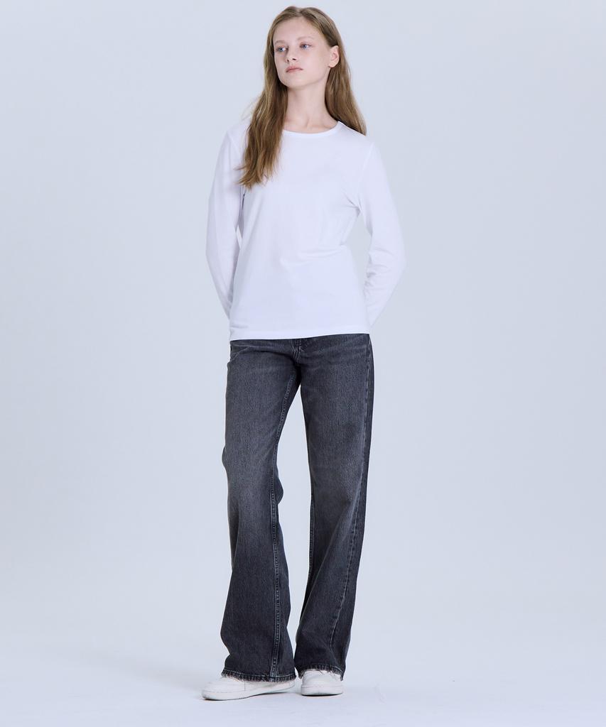 Basic House [2Pack] Women'S Slim Fit Spandex Long Sleeve T-Shirt 4 Colors Lats0208
