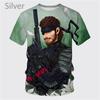Summer New Hot-selling Video Game Metal Gear Solid 3D Printing Men's Short Sleeve T-shirt Fashion Casual Unisex T Shirt Top Tees