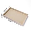 1pc Velvet Jewelry Tray Display Case Holder Portable Ring Earrings Necklace Box for Jewelry Craft Display Storage