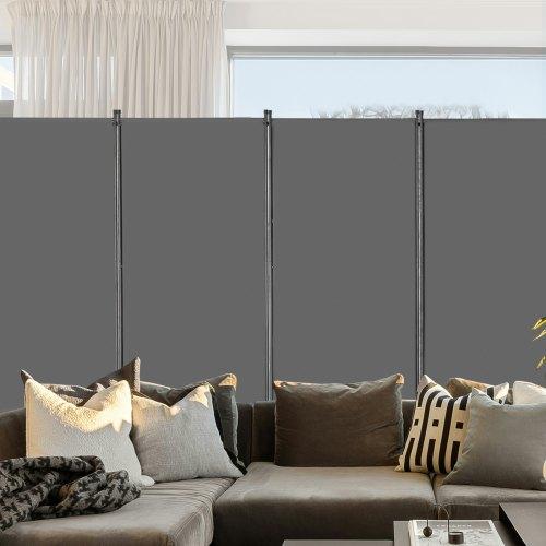 VEVOR Room Divider, 4 Panels Room Divider, Folding Privacy Screen and Portable Partition Divider for Room Separation