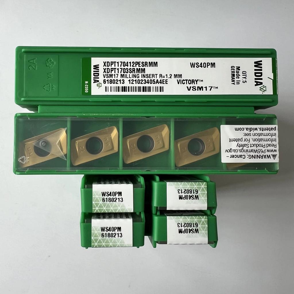 Original / XDPT170412PESRMM WS40PM / Industrial indexable Carbide Inserts 10 Pcs