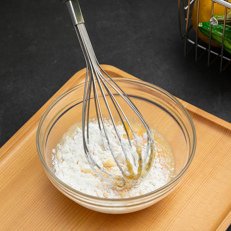 Trzepaczka do jajek ze stali nierdzewnej Ręcznie bita śmietana Trzepaczka do jajek kuchennych Jajko Białe masło Materiały do pieczenia Przybory kuchenne