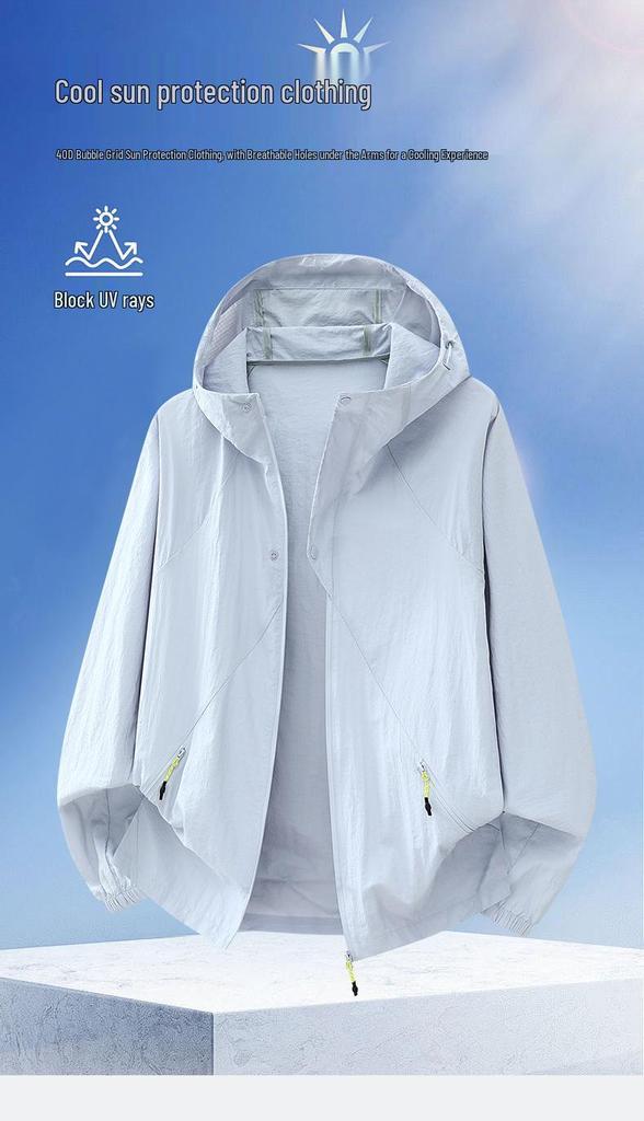 2026 Trending Sun Protection Multi-color Nylon Ice Silk Couple's Fishing Clothing