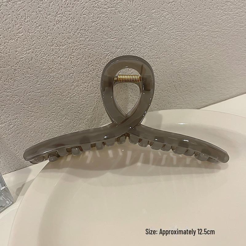 

Жіноча корейська акрилова заколка для волосся у формі акули 13 см із фруктовим кольором