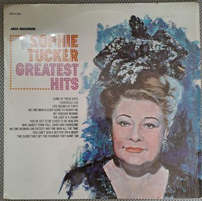 LP Record SOPHIE TUCKER - Greatest HIts MCA263 MCA Records 1977 UK Blues Used
