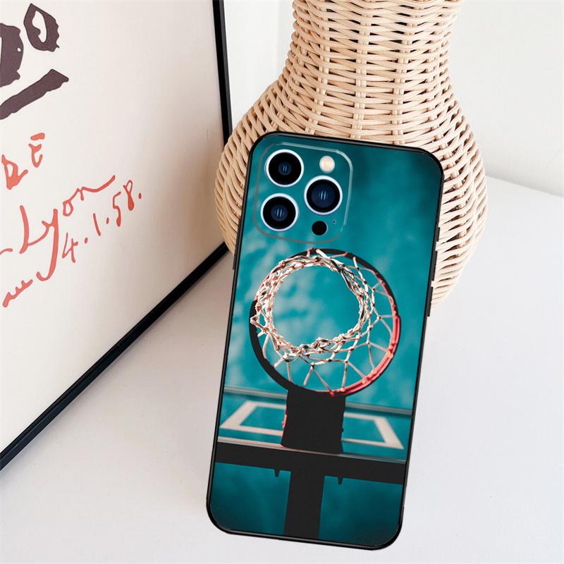 

Basketball Phone Case For iPhone 17 Pro Max 16 15 11 12 13 14 Pro Max mini 15 16 Plus 16e 17 Air Cover iPhone 12 Pro