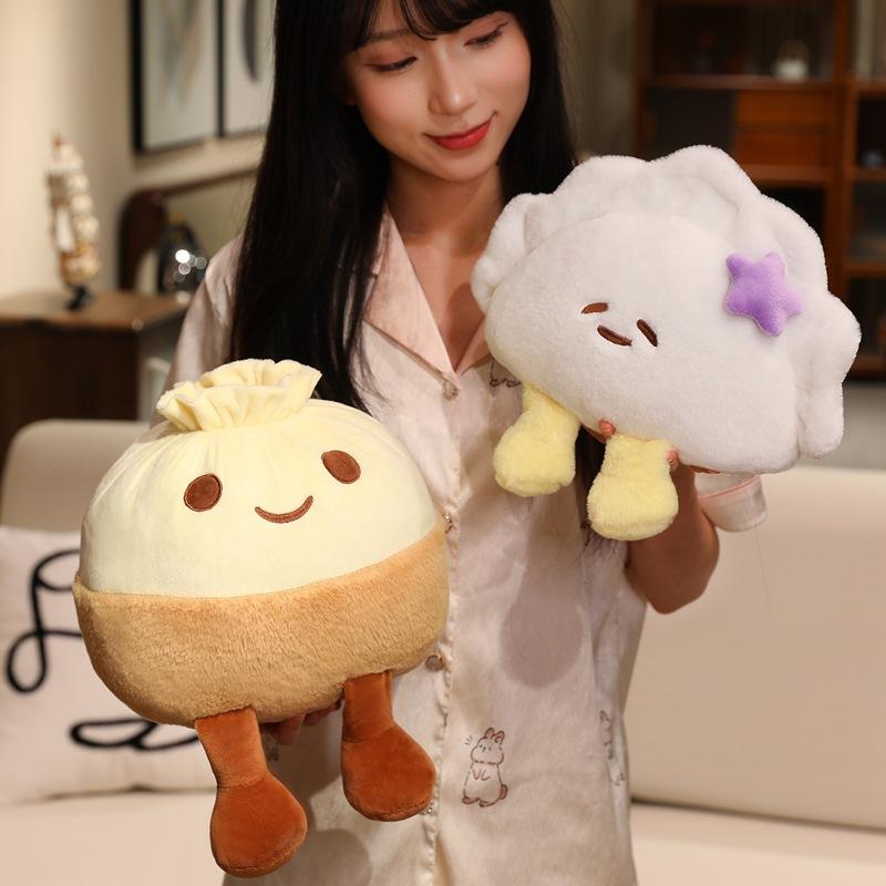 Creative Cute Dumpling Doll Plush Toy Buns Doll Home Pillow Cushion Girl Soothing Doll