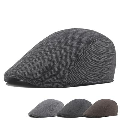 Newsboy Kap Erkekler için Balıksırtı İleri Kap erkek Sonbahar Kış Sıcak Bere Gatsby Ressamlar Şapkalar Sarmaşık Şapka Gorro Hombre Boina