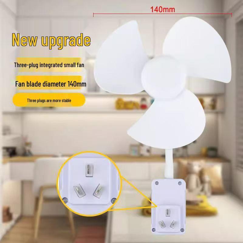 

Five-Blade Silent Desk Fan for Office, Kitchen, or Dormitory White (New Upgrade with Independent Switch)