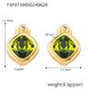 Chic Style Jewelry Set with Interchangeable Zircon - Unique Copper Design