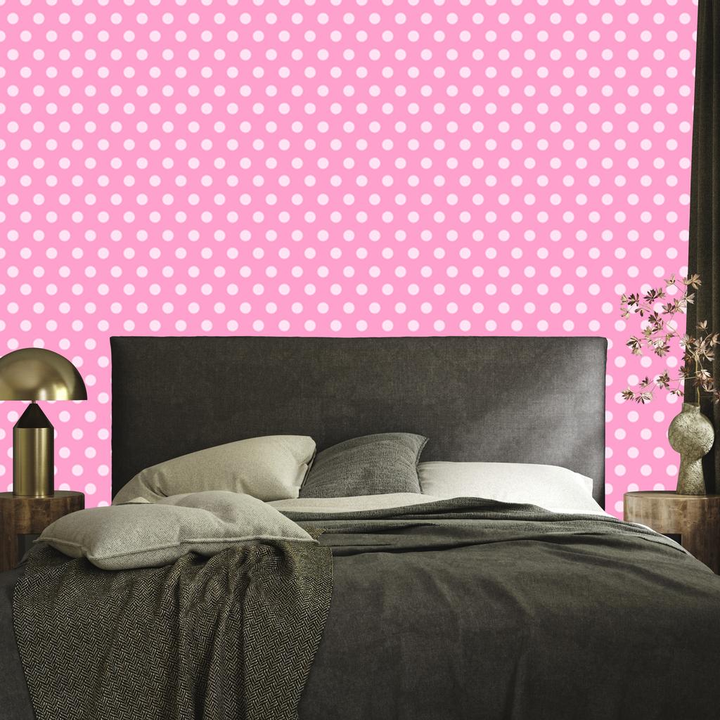 Wallpaper Pink Patterns Powder Pink for Living Room and Bedroom 50x1000