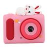 Digital Camera 40MP 1080P HD Dual Lens Video Camera with Cartoon Bunny Silicone Cover 2 Inch Screen for Teens Birthday Gifts