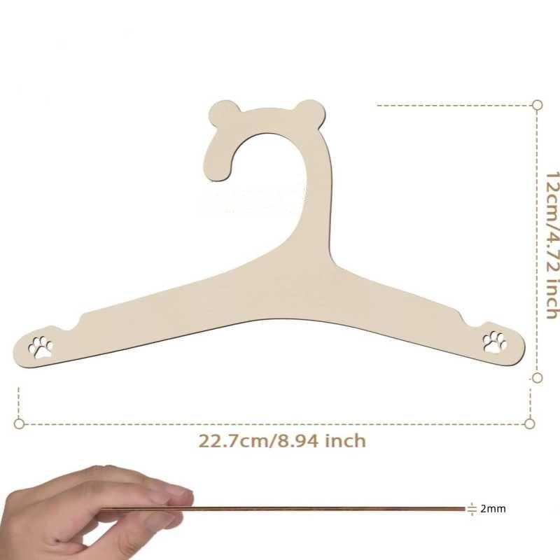 5/10pcs Wooden Baby Hangers Kids Clothes Storage Hanger for Nursery Children Hangers Toddler Infant Portable Coats Home Rack